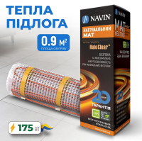 мат нагрівальний Navin HaloClear 190/175, площа 0,9 м2, електричний двухжильний (41-001009-0175)