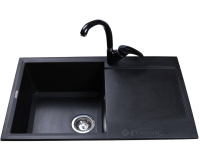 кухонна мийка Bretta Metra 79x50 чорна