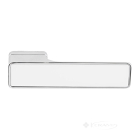 ручка дверная M&T Maximal хром-біле скло R ф-з