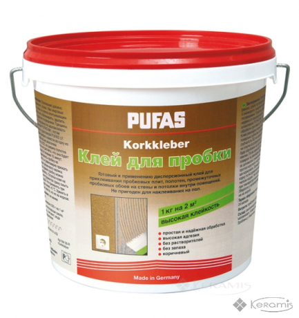 Клей для пробкового материала Pufas 1 кг (08-R)