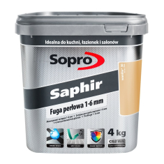 затирка Sopro Saphir Fuga 30 ваниль 4 кг (9506/4 N)