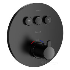 термостат для ванны Imprese Smart Click скрытого монтажа, черный матовый (ZMK101901234)