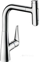 смеситель для мойки Hansgrohe Talis M 220, с вытяжным душем, 2jet, sBox, хром (73868000)