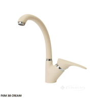 смеситель для кухни Fabiano FKM 38 cream