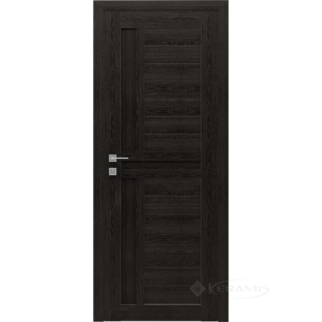 Дверное полотно Rodos Modern Alfa 600 мм, глухое, венге шоколадный