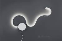 светильник настенный Trio Snake, белый, белый матовый, LED (226811531)