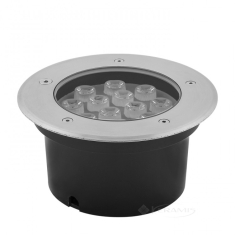 тротуарный светодиодный светильник Feron SP4114 12Вт 2700K черный (32021)