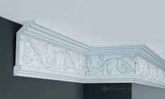 карниз гнучкий Elite Decor Gaudi Decor 14, 8x6x244 см З орнаментом білий (C 140 Flexi)
