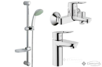 Акційний набір змішувачів 3 в 1 GROHE Bau Loop (23159000 + 32815000 + 28593000)