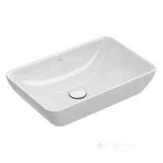 раковина Villeroy & Boch Venticello 55x36 с переливом, белый альпин (41135501)