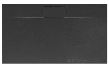 Піддон Rea Bazalt Long 80x120 прямокутний, чорний (REA-K3324)