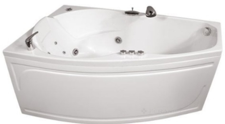 Акрилова гідромасажна ванна Лайма права, 1600 x 950 мм