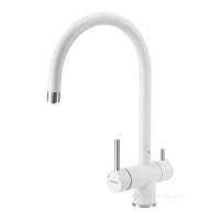 смеситель для кухни Granado Caspe на две воды, white (gz0805)