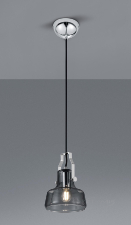 Подвесной светильник Trio Kolani, хром, дымчатый (305600106)