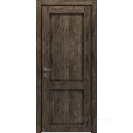 Дверне полотно Rodos Style 2 700 мм, глухе, акація темна