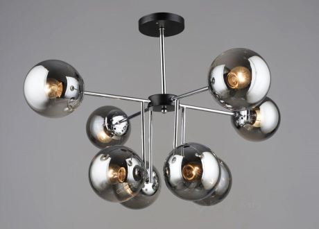 Люстра Valeso K2307/8 чорний + хром (SP000045911)