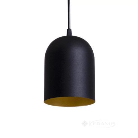 Светильник потолочный AtmoLight Lille матовый черный/золото (P120)