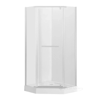 душова кабіна Kroner Terra 90х90 скло матове, хром (TerraTCFС9090)