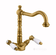 смеситель для раковины Emmevi Сeramica бронза (BR121613)