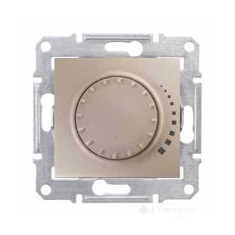 светорегулятор нажимной Schneider Electric Sedna, 60-500 Вт, без рамки, титан (SDN2200568)
