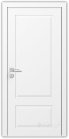 Дверне полотно Rodos Cortes Galant 600 мм, глухе, білий мат