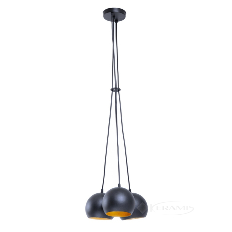 Светильник потолочный подвесной AtmoLight Chime Bowl черный (С150-3)