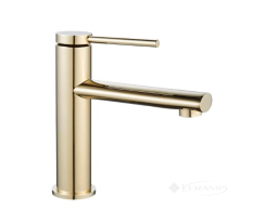 смеситель для умывальника Rea Oval золото (REA-B6515) (смеситель для умывальника Rea Oval золото (REA-B6515))