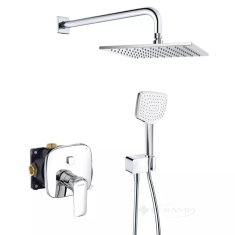 душевая система Kludi Ameo скрытого монтажа 7в1, хром (416720575)