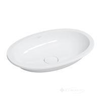 умывальник Omnires Shell M+ 54x34 gloss white (SHELL540UPBP)