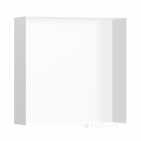 поличка Hansgrohe XtraStoris Minima з вбудованою рамою, 300x300x100, білий матовий (56073700)