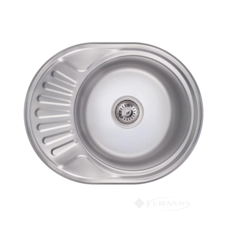 Кухонна мийка Lidz 60x44 0,8 мм polish (LIDZ6044POL)
