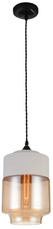 Підвісний світильник Blitz Loft, чорний, білий (7364-31)