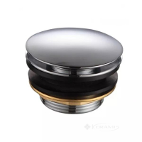 донний клапан для ванни Frap 1 1/2' автомат, латунь, хром (F63)