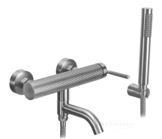 смеситель для ванны Rea Argon с изливом, brushed nikiel (REA-B6452)