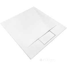поддон Rea Bazalt 90х90 квадратный, white (REA-K3901)