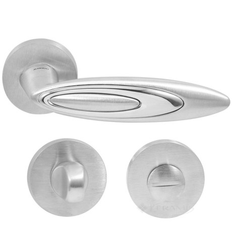 Ручка дверная Mandelli 1331 ITACA-26 D мат хром R вж