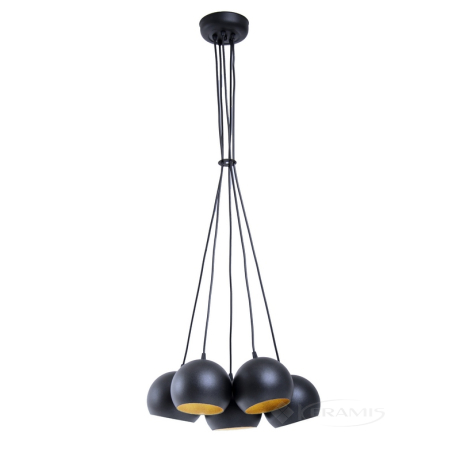 Светильник потолочный подвесной AtmoLight Chime Bowl черный (С150-5)