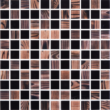 Мозаїка Kotto Keramika GMP 0825051 С2 print 46 /black 30x30