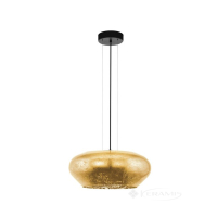 люстра Eglo Priorat, чорний, золотий, 50 см, 3 лампи (39595)