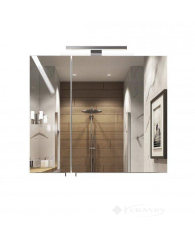 зеркало Мойдодыр Руна 72х80х14 с LED подсветкой (00-0008229)