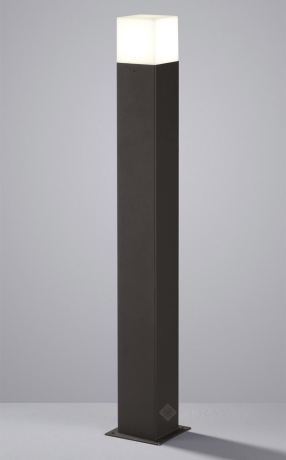 Вуличний стовпчик Trio Hudson, антрацит, білий, LED (420060142)
