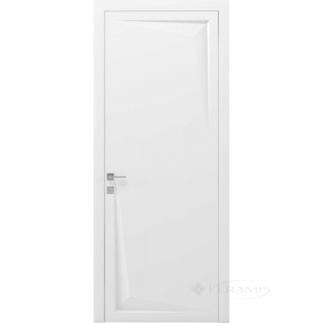 Дверне полотно Rodos Loft Nikoletta 700 мм, глухе, білий мат