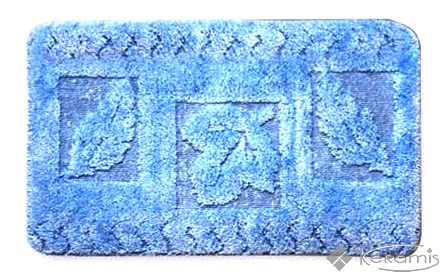 Килимок для ванної Bisk Spring 50x80 блакитний (00896)
