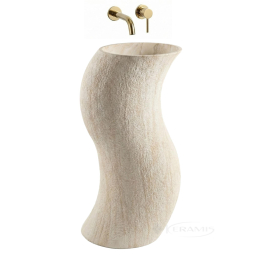 умывальник Rea Melody 49x39 матовый, бежевый, имитация камня (REA-U5940) (умывальник Rea Melody 49x39 матовый, бежевый, имитация камня (REA-U5940))