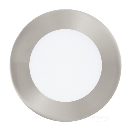Світильник врізний Eglo Fueva-C Smart Lighting, 12 см, нікель матовий, білий (32753)