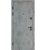 двері вхідні Булат Revolut В-434 840x2040x72 ліва модель 155, оксид темний/оксид світлий (0049)