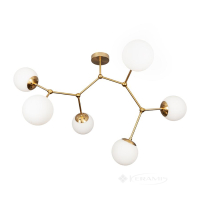 люстра Levistella (7529820-6 BRZ+WH)