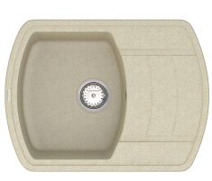 кухонна мийка Vankor Norton 67x50 бежева + сифон (NMP 02.67)