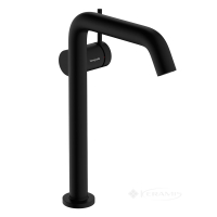 смеситель для раковины Hansgrohe Tecturis S CoolStart EcoSmart+ без сливного гарнитура, черный матовый (73372670)