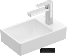 умывальник подвесной Villeroy & Boch Avento 36х22, альпийский белый (43003L01)